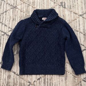Cat & Jack Navy Cable Knit Sweater
